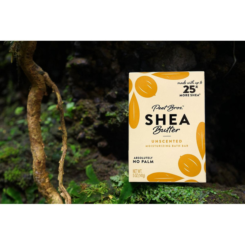 Peet Bros Shea Butter African Black Soap - Nourishing & Hydrating Cleanser