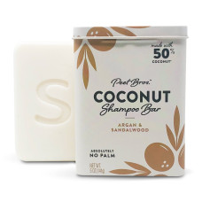 Peet Bros Coconut Shampoo Bar - Nourishing Argan & Sandalwood Formula