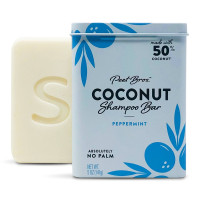 Peet Bros Coconut Shampoo Bar - Refreshing Peppermint Cleanse