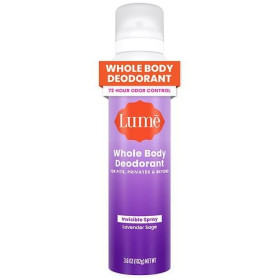 Lume Lume 72hr Whole Body Deodorant Invisible Spray, Lavender Sage, 3.6 oz