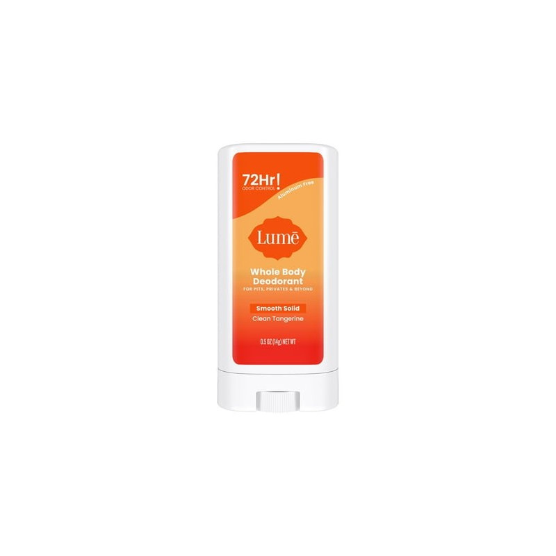 Lume Solid Deo 0.5oz Mini Stick - Tangerine
