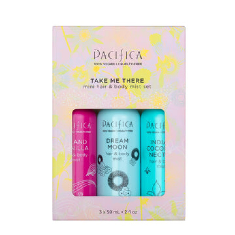 Pacifica Hair & Body Mist - Refreshing Mini Spray for All-Day Fragrance
