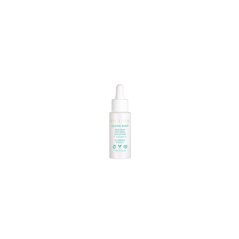 Pacifica Clean Shot BHA / AHA 25% Peel Solution - Exfoliating Glow Booster