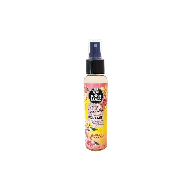 Very Vanilla Body Mist, Luxurious Fragrance with Vanilla & Exotic Orchid, 3.4 fl oz