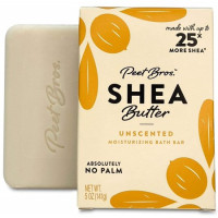 Peet Bros Shea Butter Bath Bar - Nourishing Unscented Cleanser