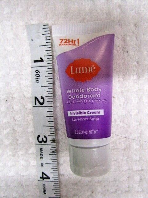 Lume Deo Cream 0.5oz Mini Tube - Lavender